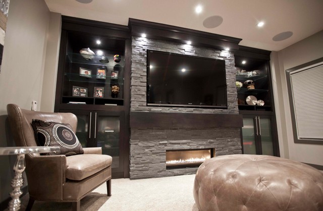 Bilick Basement Development contemporary-basement
