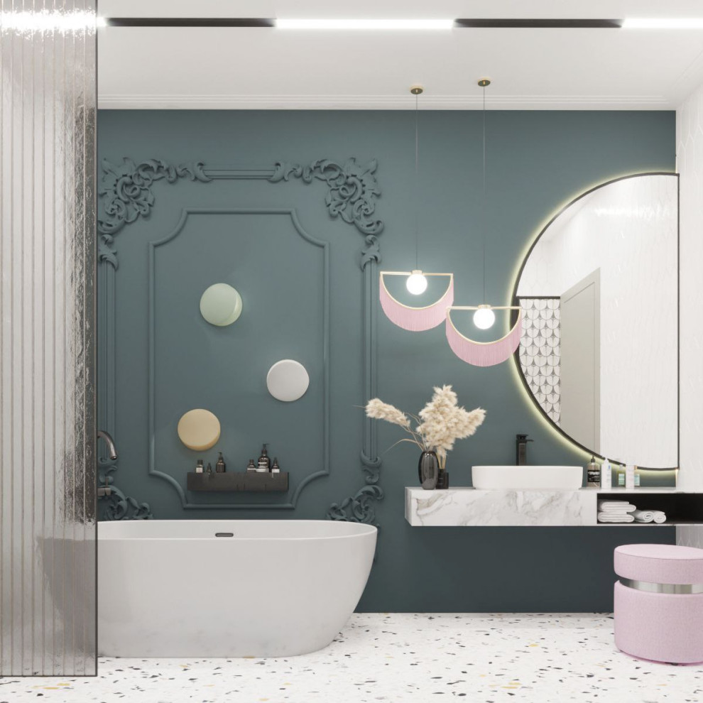 Дизайн интерьера ванной комнаты