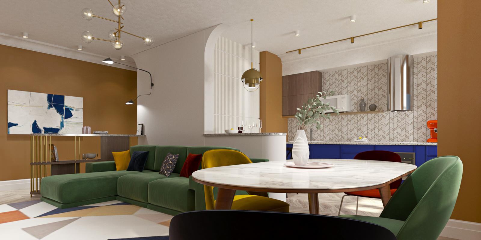 ВАРТИРА В СТИЛЕ MID-CENTURY ΙΙ