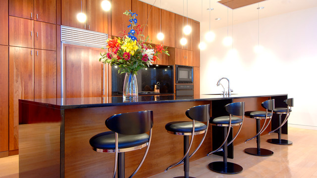 Modern Interior Penthouse minimalistisch-kueche