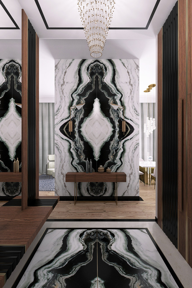 Дизайн пентхауса в ЖК Резиденция Монэ площадью 126 кв.м. в современном стиле.