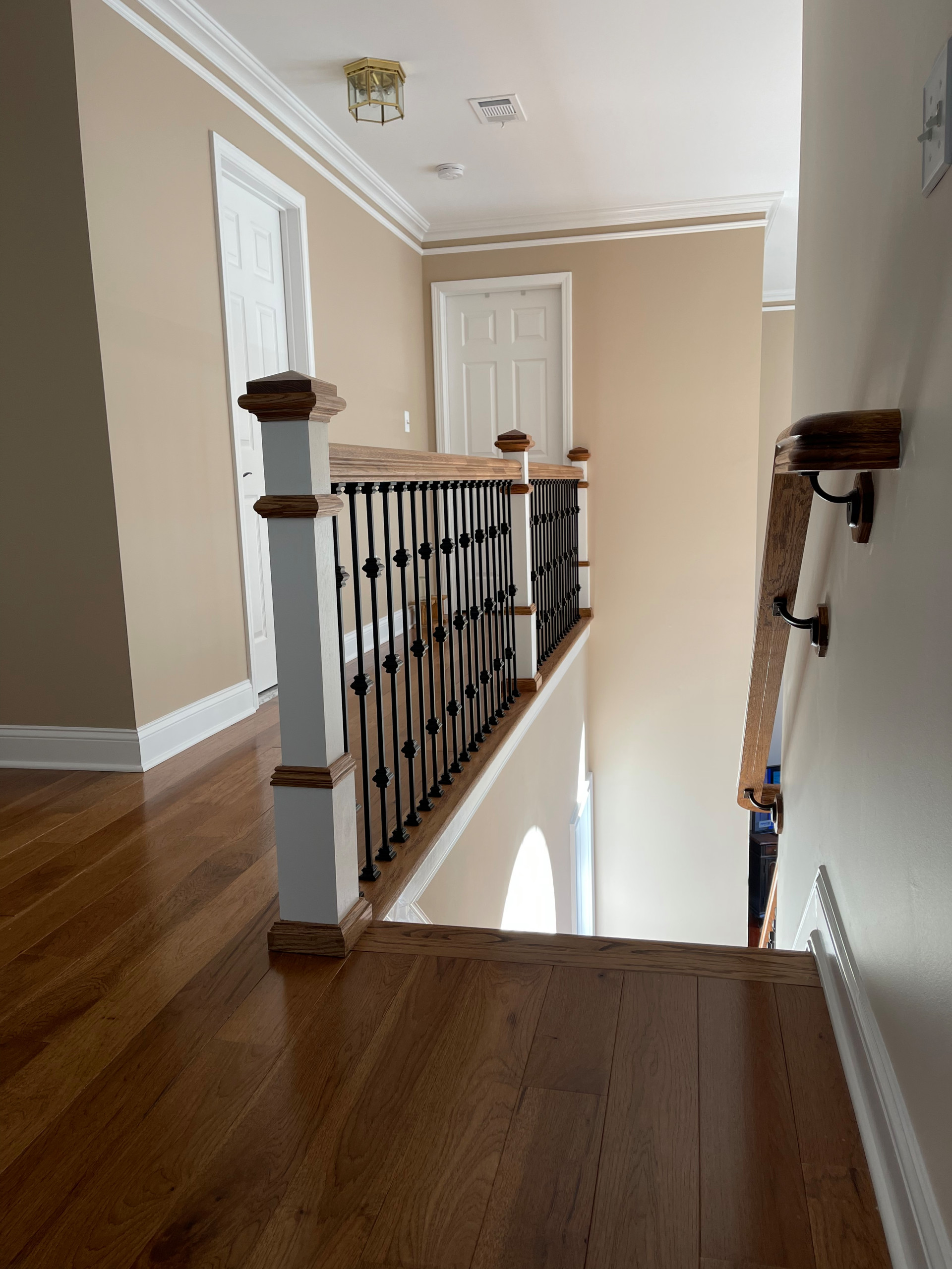 Custom staircase and railing