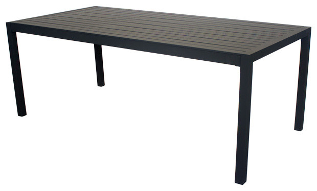 Outdoor Palm Dining Table, Anthracite