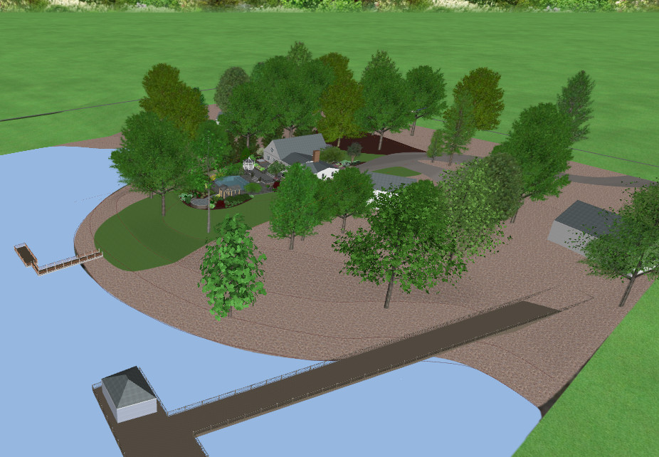 3D Site Plan Rendering