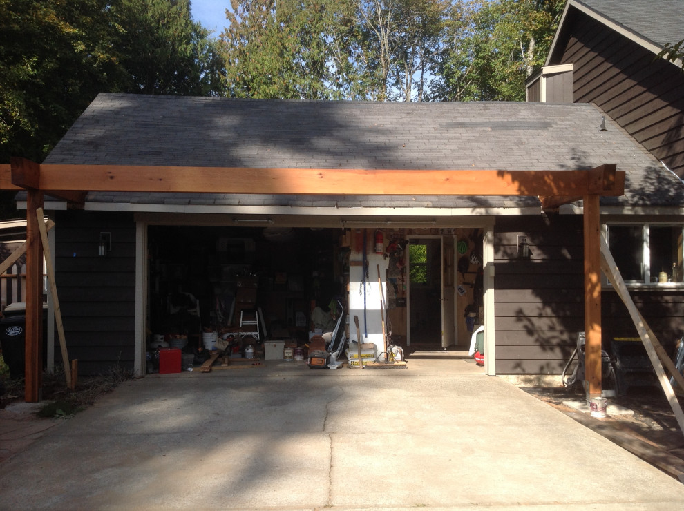 Cedar Siding and Gable End and Bracing