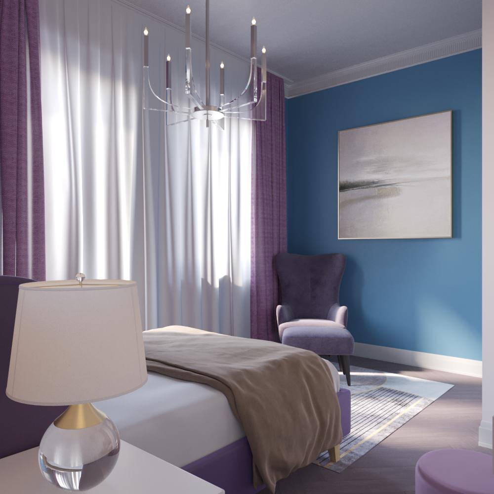 Спальня в неоклассическом стиле