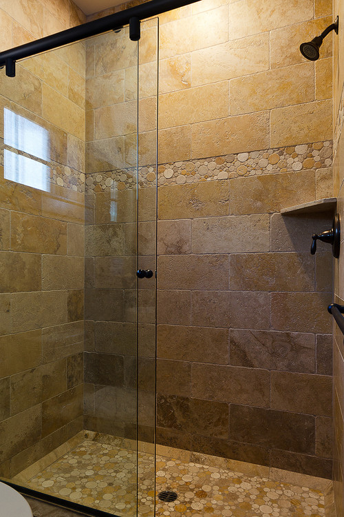 Did You Purchase The Shower Tray Tiled In River Rock Or Make Did You Purchase The Shower Tray Tiled In River Rock Or Make It Yourself What Use