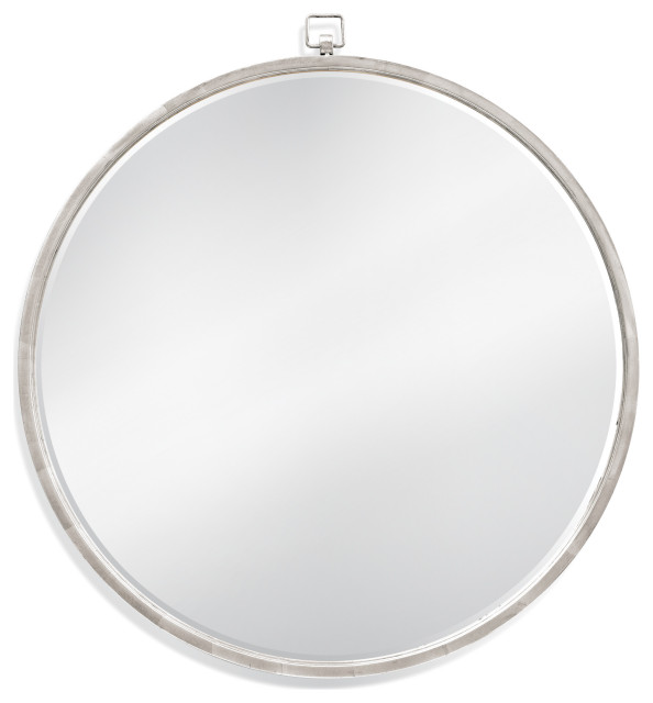 Silvеr Lеaf Round 36x36 Mirror - Transitional - Wall Mirrors - by ...