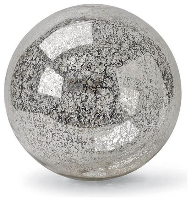  Mercury  Glass Sphere  12 Contemporary Decorative 