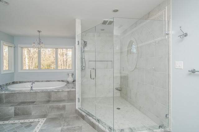  Super  White  Quartzite  Master Bathroom  Traditional 