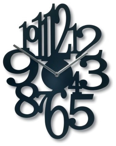 Nuevo Century Clock White contemporary-clocks