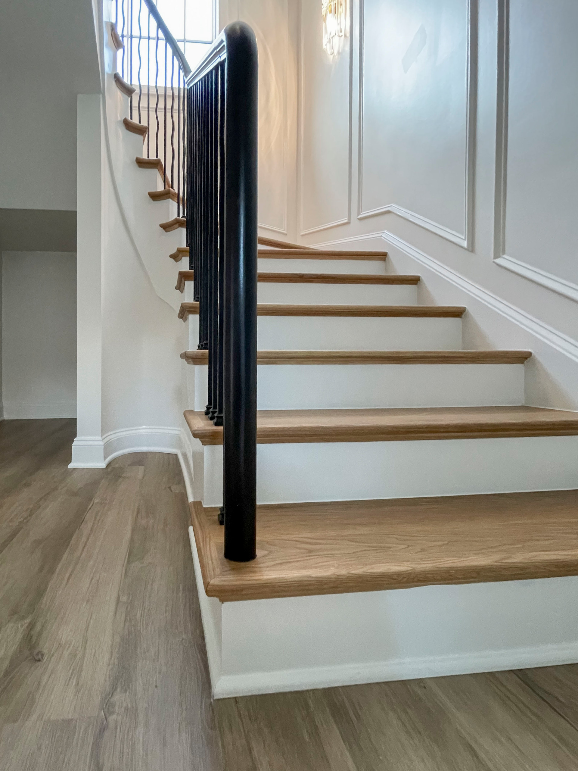 106_Modern Balustrade System Meets Traditional Winding Stairs, Aldie VA  20105