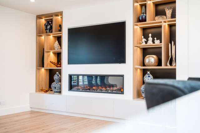 Modern Minimalism - Ground Floor Renovation modern-living-room