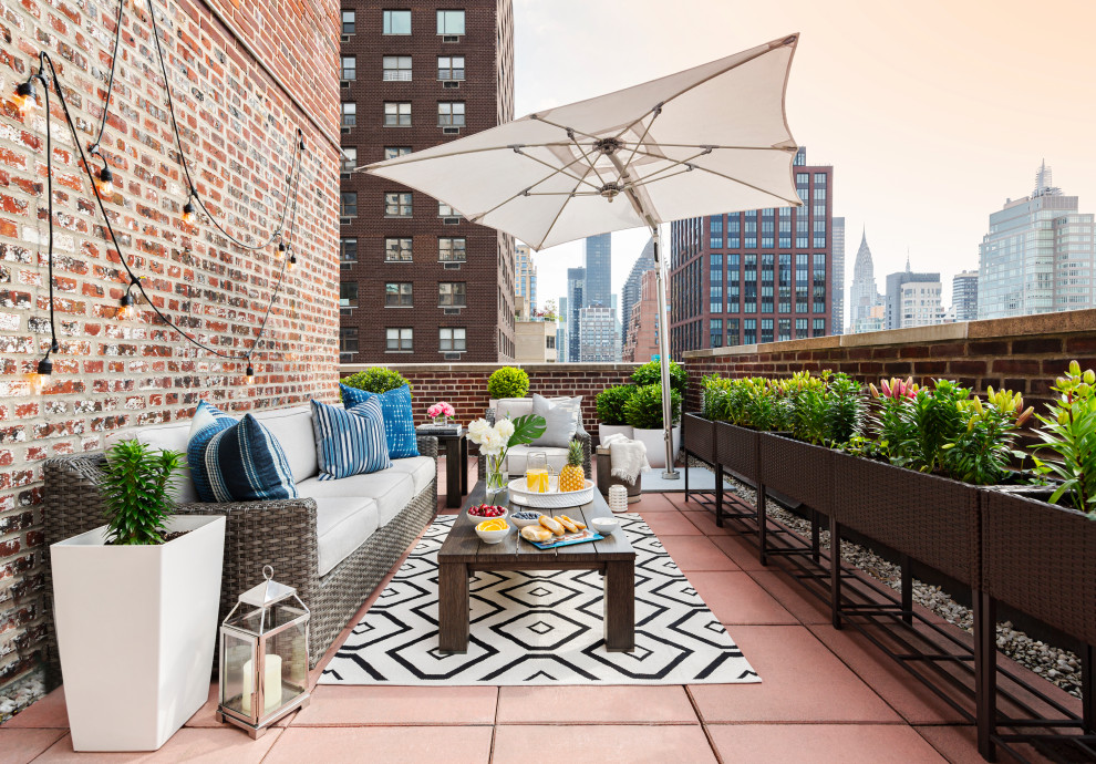Midtown East Outdoor Terrace - Transitional - Deck - New York - by Tali ...