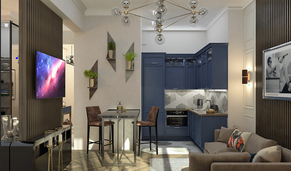 Квартира-студия в высотке на Кутузовском