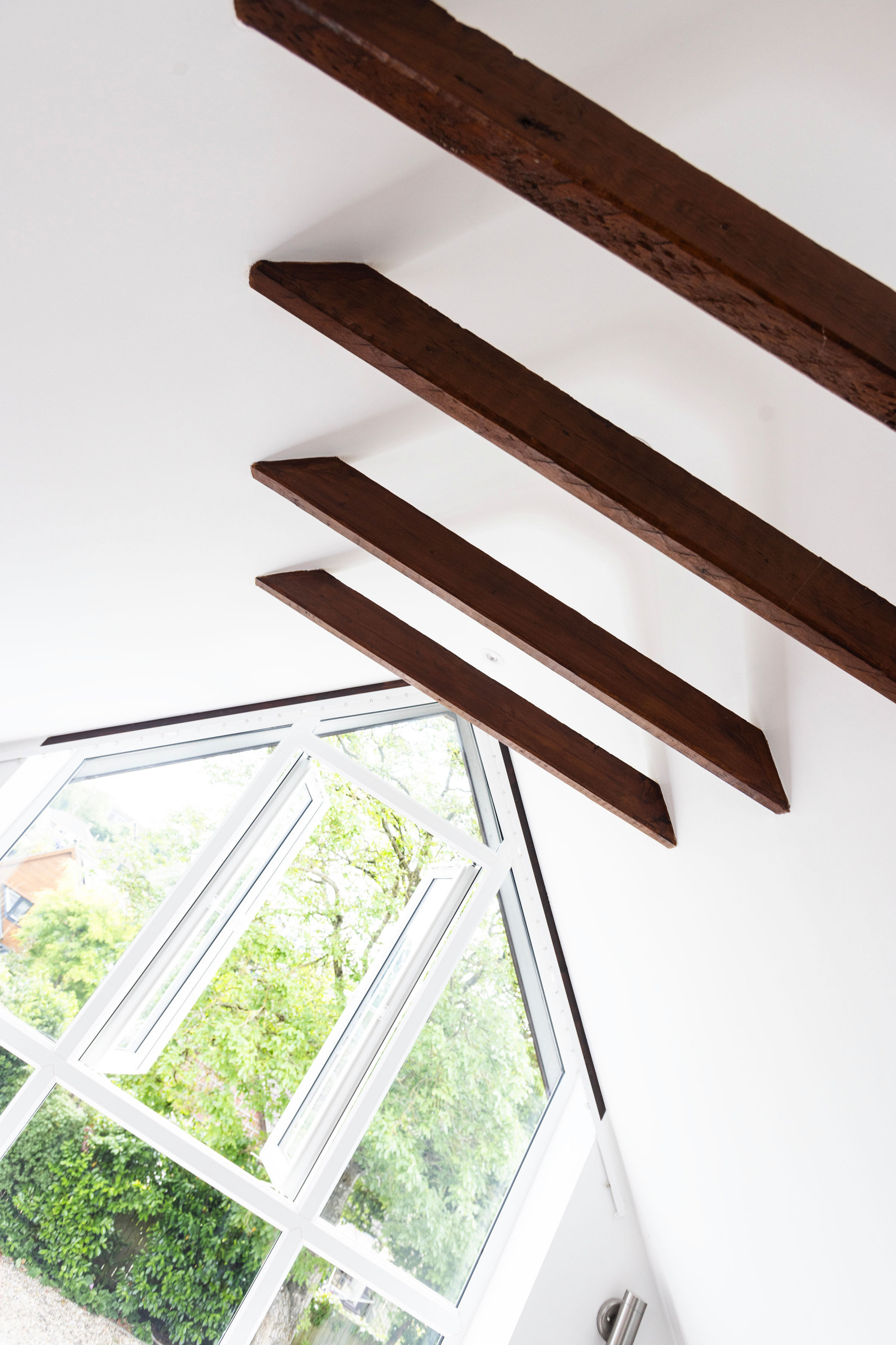 View of feature glazing