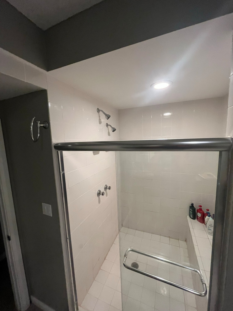 Large walk-in shower