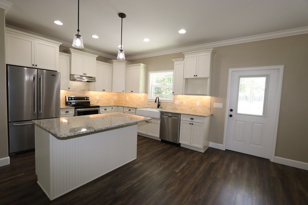 Inspiration for a transitional kitchen remodel in Miami