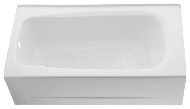 Cambridge 5 ft. Left Drain Bathtub in White