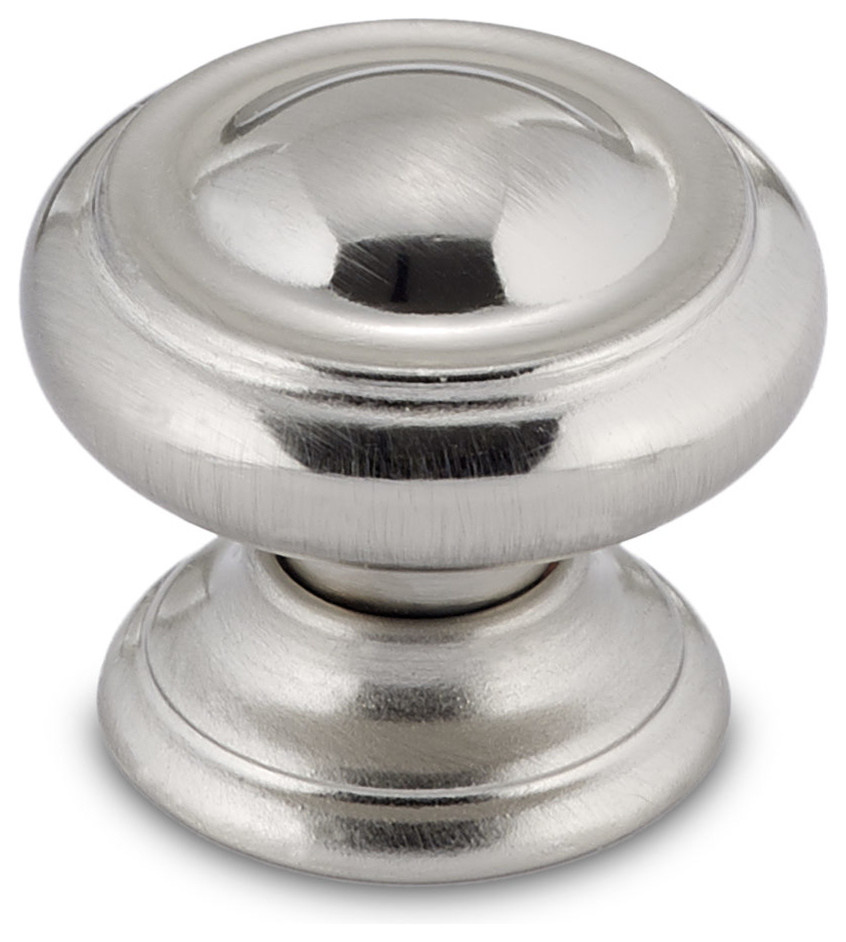 Knob handle for furniture I 30mm DiameterBrushed Nickel Colour
