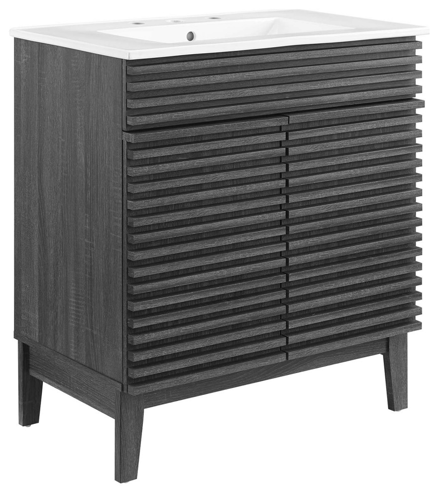 Render 30" Bathroom Vanity Transitional Bathroom Vanities