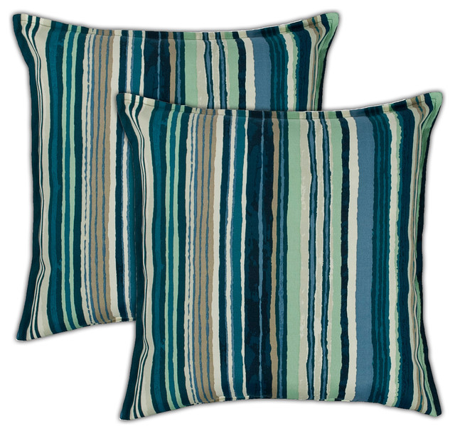 Sherry Kline Lakeview 20 Inch Outdoor Pillows Set Of 2 Sherry Kline Lakeview 20 Inch Outdoor Pillows Set Of 2