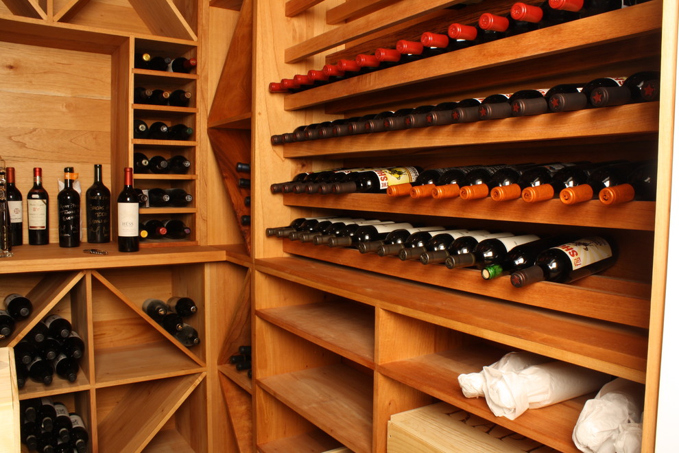 Inspiration for a wine cellar remodel in New York