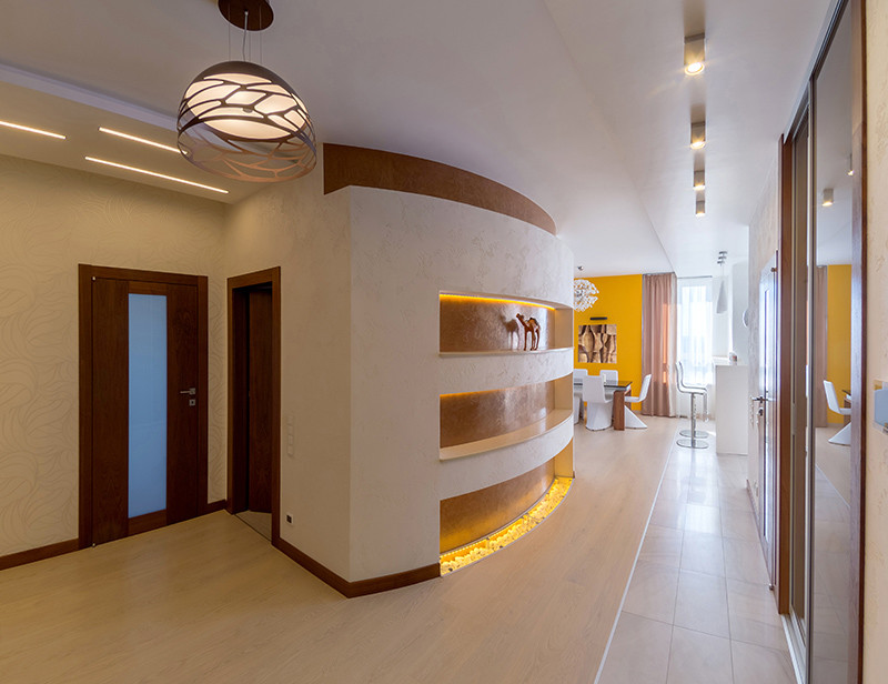 Дизайн квартиры в Уфе площадью 140 м2