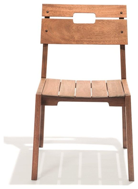 Otero Eucalyptus Wood Outdoor Chair, Eucalyptus Wood Outdoor Furniture
