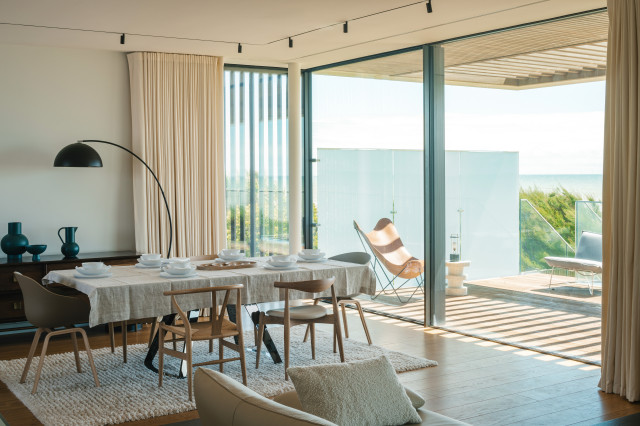 Beach Front Home coastal-dining-room