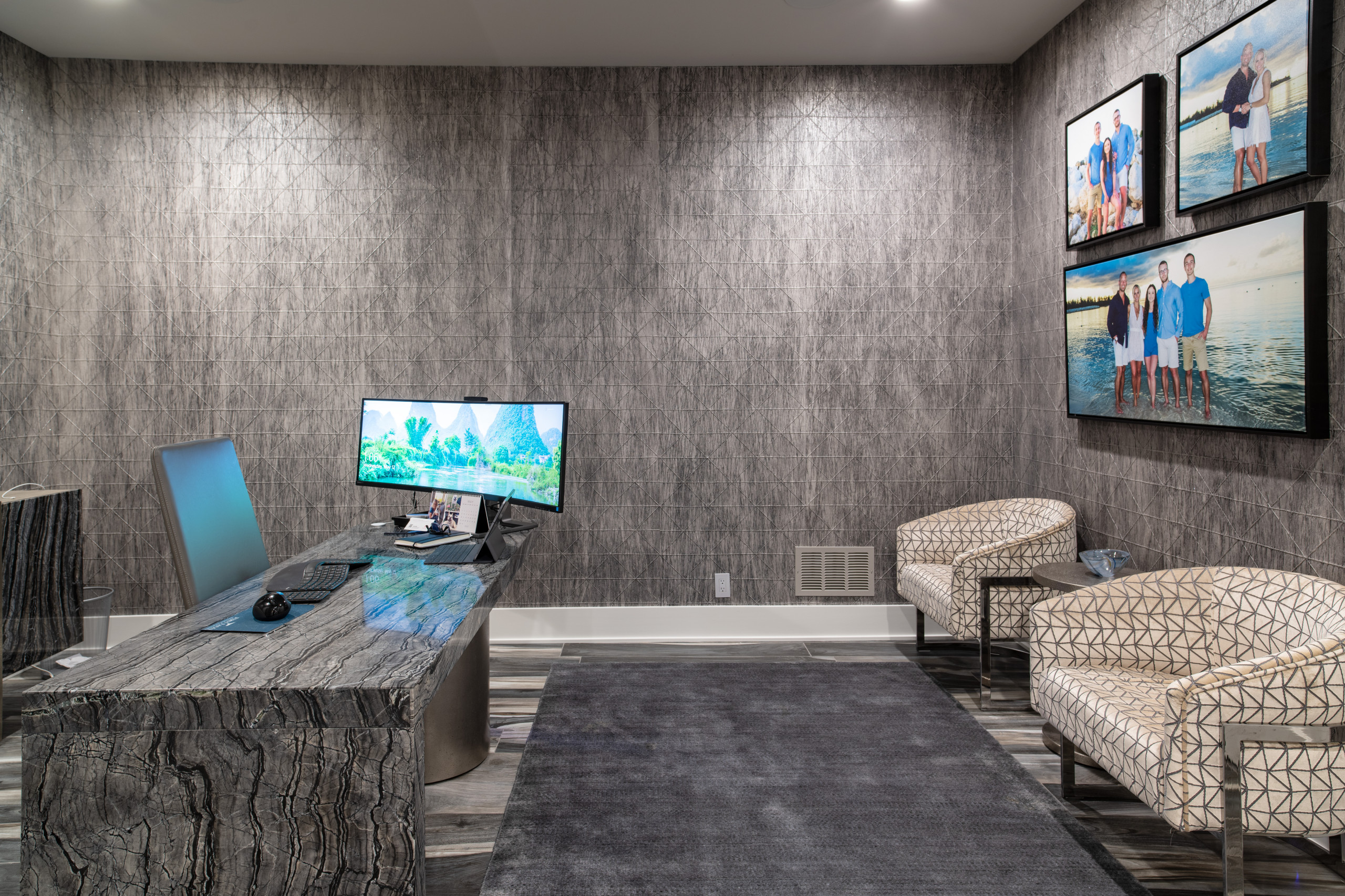 Modern Style Custom Basement | Sterling Ridge
