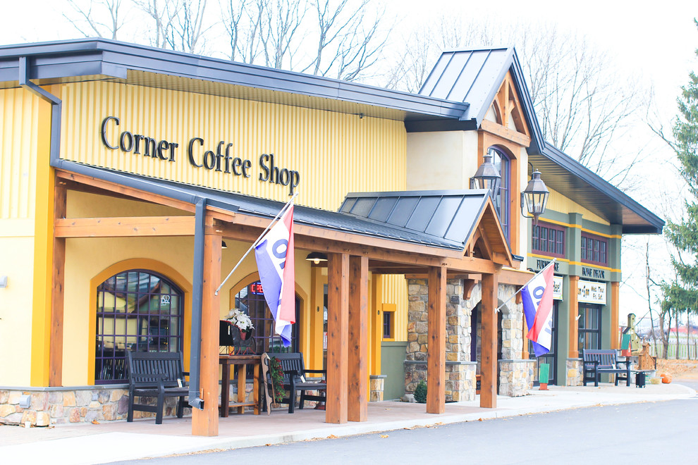 Gas station to coffee shop