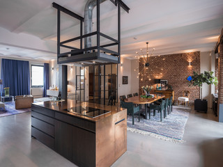 Loft 03 Industrial Dining Room Nuremberg By Loom Management Locationagentur Houzz Uk