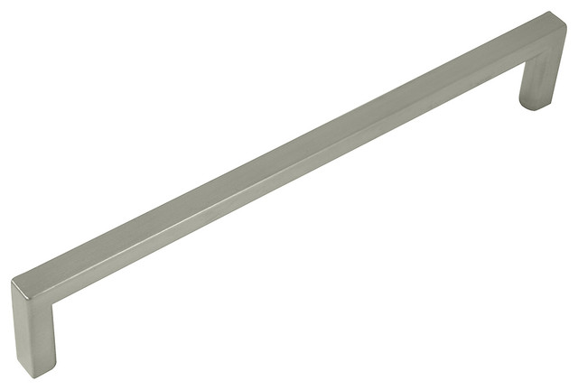 10 x Frosted Matt Chrome Cosmopolitan 192mm Furniture Bar Door Pull Handles