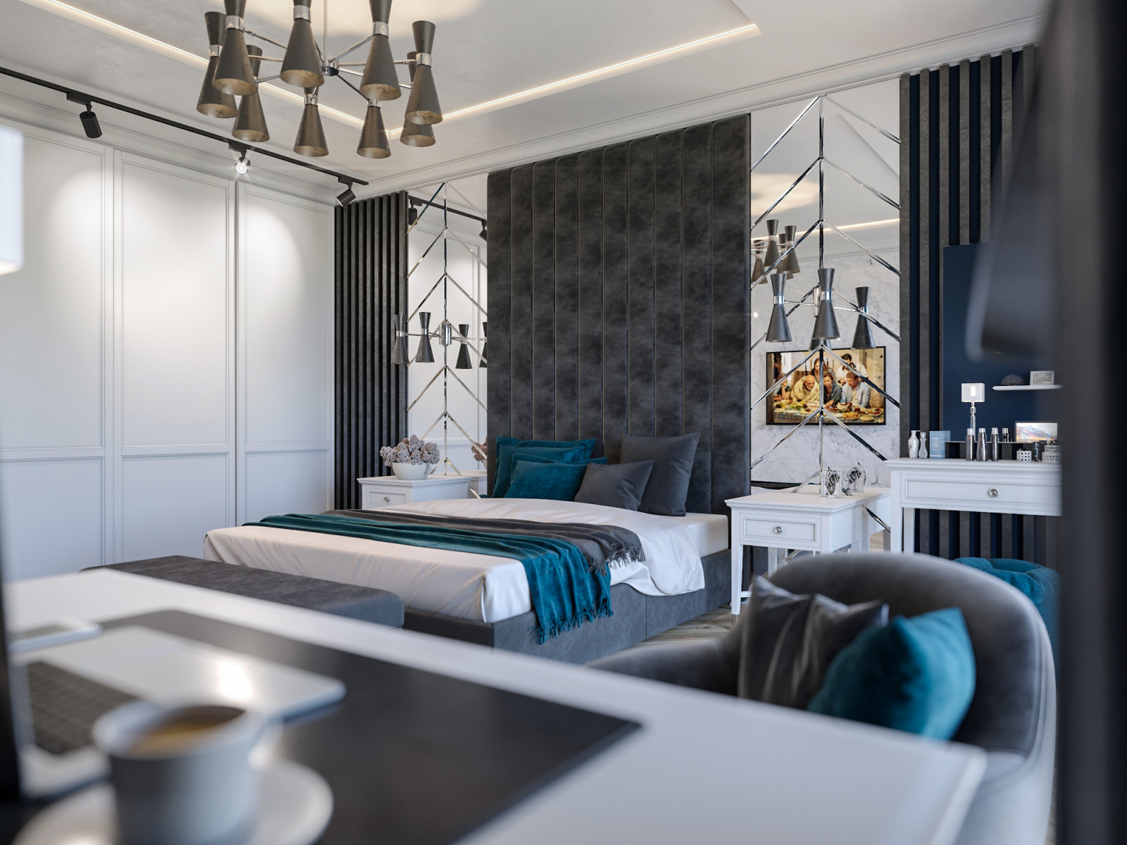 Дизайн интерьера однокомнатной квартиры с кухней-гостиной (ул.Р.Зорге)