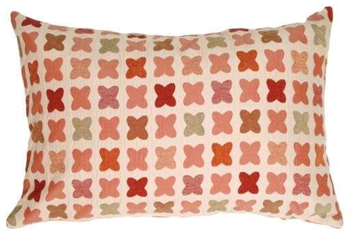 Pillow Decor - Cherry Cross on Sand Rectangular Decorative Pillow