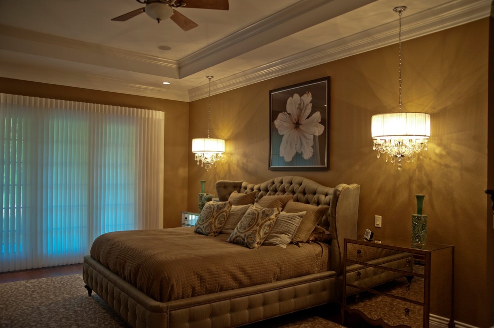 Transitional master bedroom photo
