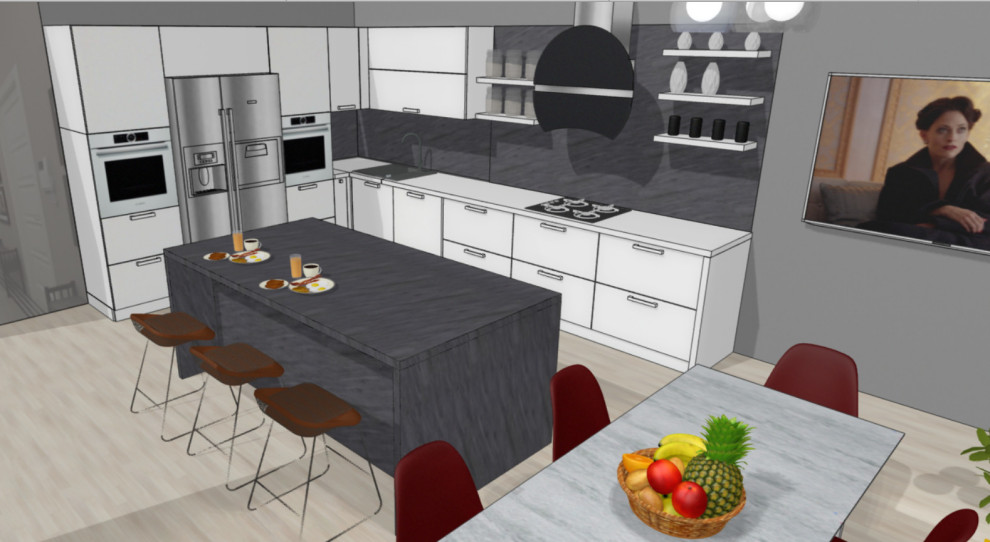 Кухня с островом