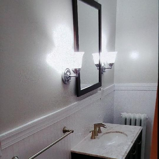 Minimalist bathroom photo in DC Metro