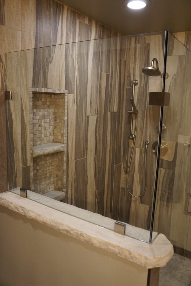 Wood Grain Shower Tile Rustic Other By Jake Built Llc Wood Grain Shower Tile Rustic Other