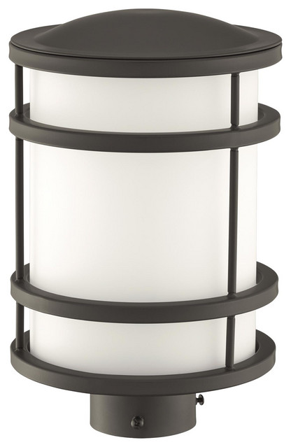 Minka-Lavery 9806-143 1 Light Post Mount Bay View Oil Rubbed Bronze