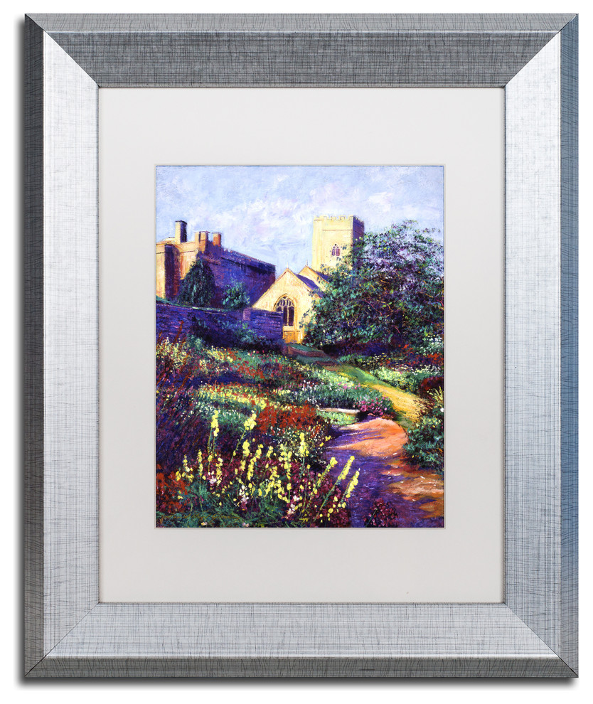 David Lloyd Glover 'Dusk at Sunset' Art, Silver Frame, 11"x14", White Matte