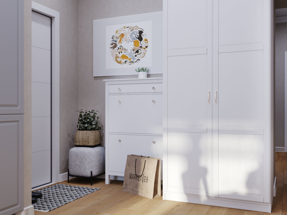 За картиной эл. щит