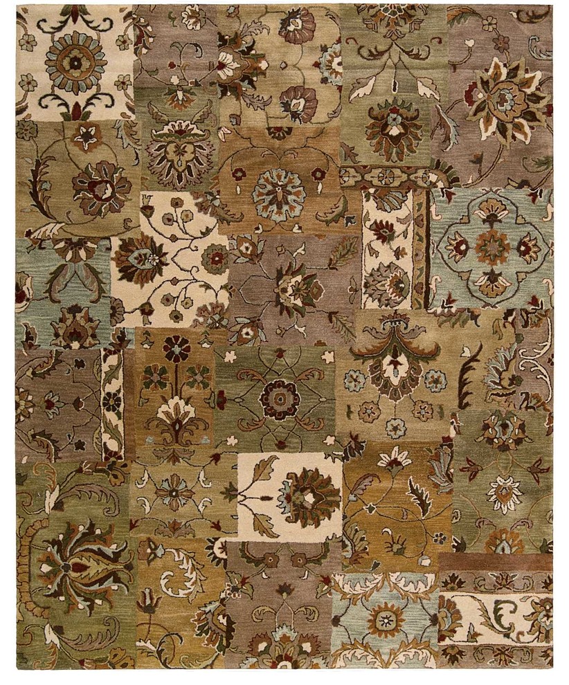 Nourison Jaipur Light Multi Area Rug, 3'9"x5'9" Contemporary Area
