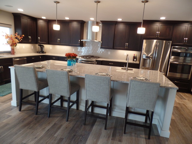 Transitional Midwest Remodel transitional-kitchen