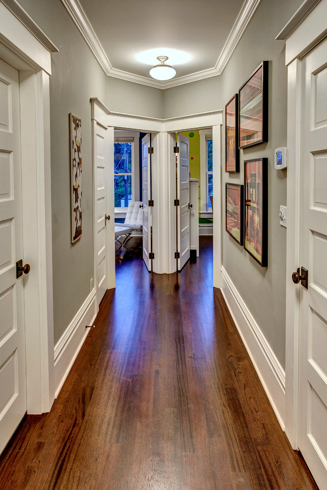 Hallway - Craftsman - Hall - Seattle - by Board & Vellum