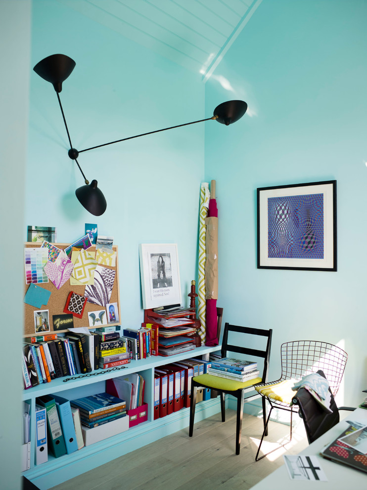 Bohemian home office in Sussex.