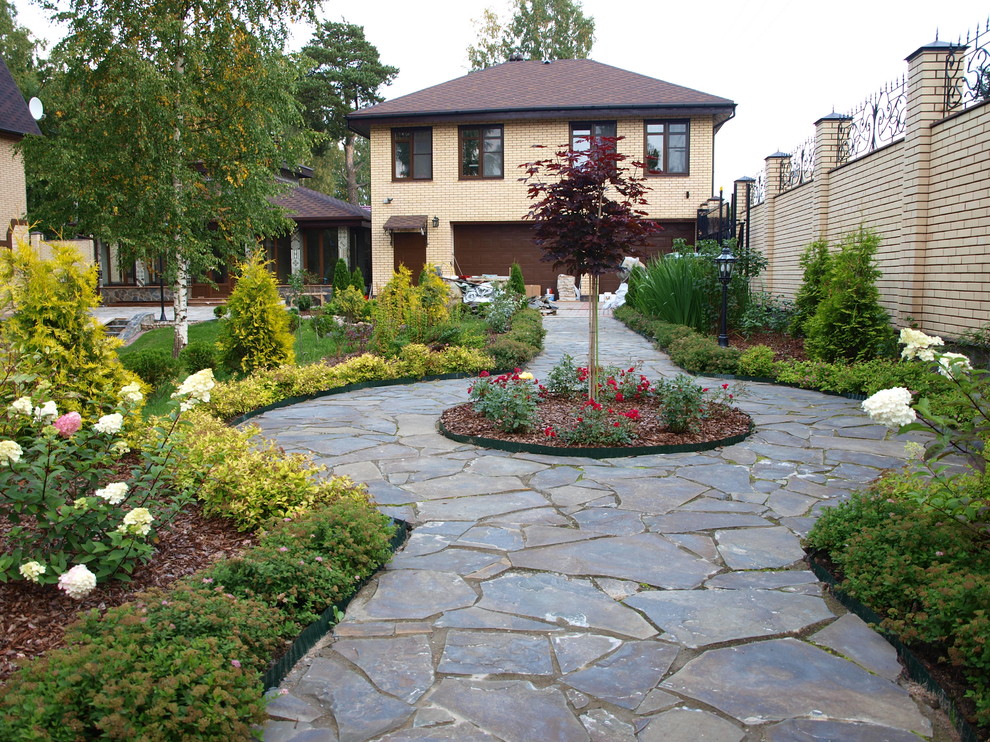 Террасный сад на склоне