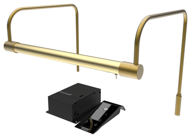 Slim Line Art Light, Antique Brass, 12