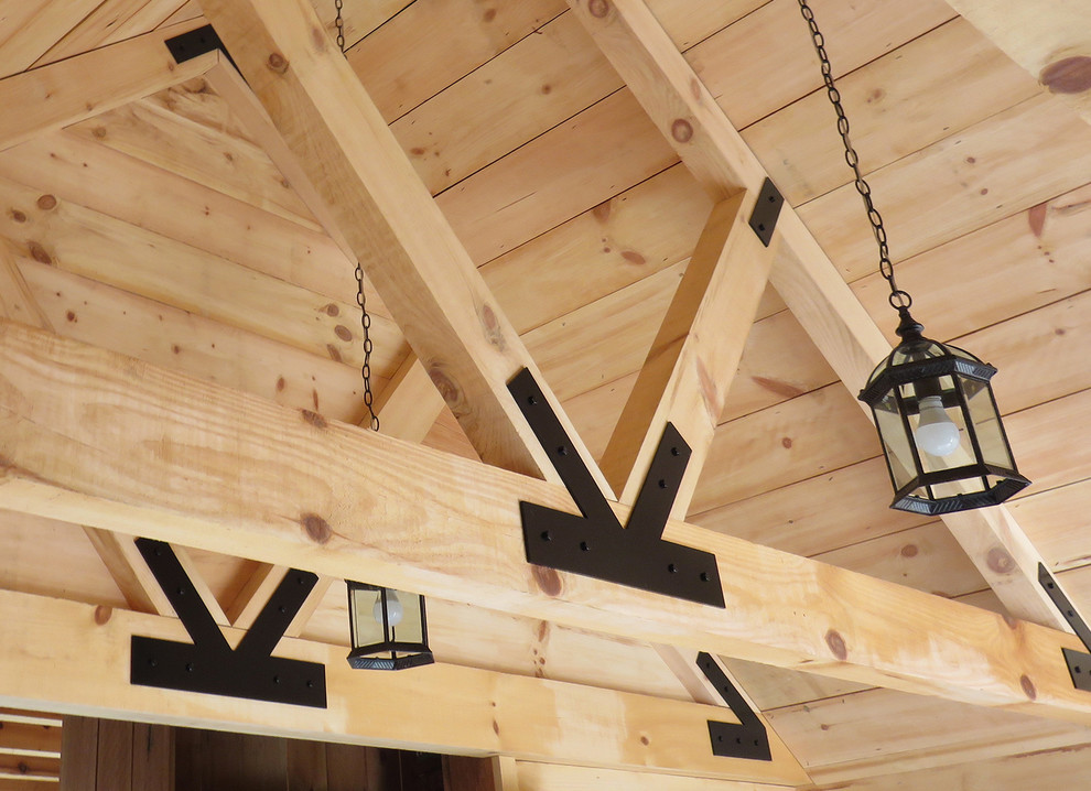 Timber Rafter Profile Timber Rafter Connector Plates - Traditional - Charlotte - by Bison ...